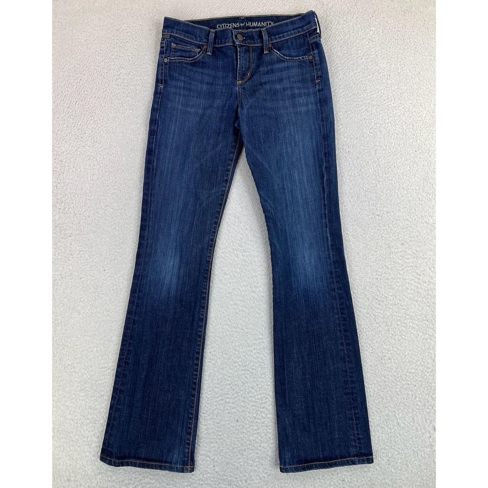 Citizens Of Humanity Kelly Bootcut Jeans Womens 29 Blue Wash Low Rise Stretch
